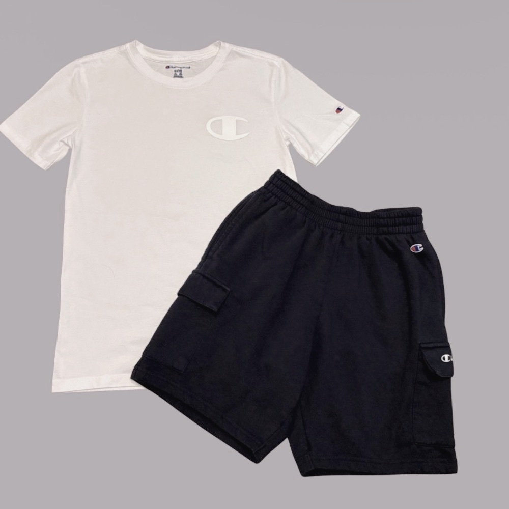 Champion - Fleece Shorts & T-Shirt Set